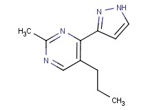 2-methyl-5-propyl-4-(1H-pyrazol-3-yl)pyrimidine