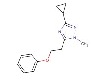 3-cyclopropyl-1-methyl-5-(2-phenoxyethyl)-1H-1,2,4-triazole