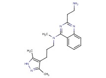 2-(2-aminoethyl)-N-[3-(3,5-dimethyl-1H-pyrazol-4-yl)propyl]-N-methylquinazolin-4-amine