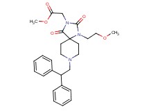 methyl [8-(2,2-diphenylethyl)-1-(2-methoxyethyl)-2,4-dioxo-1,3,8-triazaspiro[4.5]dec-3-yl]acetate