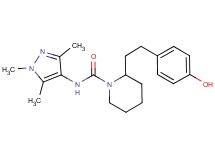 2-[2-(4-hydroxyphenyl)ethyl]-N-(1,3,5-trimethyl-1H-pyrazol-4-yl)piperidine-1-carboxamide