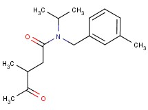 N-isopropyl-3-methyl-N-(3-methylbenzyl)-4-oxopentanamide
