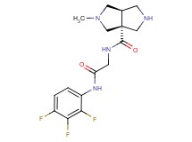 (3aR*,6aR*)-2-methyl-N-{2-oxo-2-[(2,3,4-trifluorophenyl)amino]ethyl}hexahydropyrrolo[3,4-c]pyrrole-3a(1H)-carboxamide