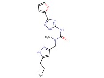 N'-[3-(2-furyl)-1H-1,2,4-triazol-5-yl]-N-methyl-N-[(5-propyl-1H-pyrazol-3-yl)methyl]urea