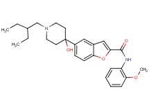 5-[1-(2-ethylbutyl)-4-hydroxy-4-piperidinyl]-N-(2-methoxyphenyl)-1-benzofuran-2-carboxamide