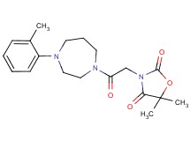 5,5-dimethyl-3-{2-[4-(2-methylphenyl)-1,4-diazepan-1-yl]-2-oxoethyl}-1,3-oxazolidine-2,4-dione