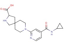 8-{4-[(cyclopropylamino)carbonyl]-2-pyridinyl}-2,8-diazaspiro[4.5]decane-3-carboxylic acid