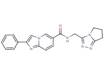 N-(6,7-dihydro-5H-pyrrolo[2,1-c][1,2,4]triazol-3-ylmethyl)-2-phenylimidazo[1,2-a]pyridine-6-carboxamide