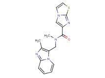N-methyl-N-[(2-methylimidazo[1,2-a]pyridin-3-yl)methyl]imidazo[2,1-b][1,3]thiazole-6-carboxamide
