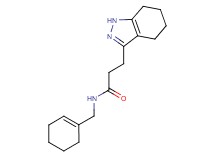 N-(cyclohex-1-en-1-ylmethyl)-3-(4,5,6,7-tetrahydro-1H-indazol-3-yl)propanamide