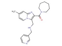 1-[2-(1-azepanylcarbonyl)-7-methylimidazo[1,2-a]pyridin-3-yl]-N-(3-pyridinylmethyl)methanamine