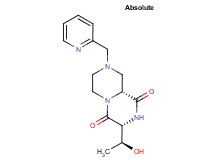 (3R,9aR)-3-[(1S)-1-hydroxyethyl]-8-(2-pyridinylmethyl)tetrahydro-2H-pyrazino[1,2-a]pyrazine-1,4(3H,6H)-dione