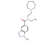 N-(2-azepan-1-ylethyl)-N-ethyl-1-methyl-1H-1,2,3-benzotriazole-5-carboxamide