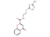 N-{2-[(3-methyl-1H-1,2,4-triazol-5-yl)thio]ethyl}-4-oxo-4H-chromene-2-carboxamide