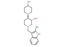 (3'R*,4'R*)-1'-[(2-methyl-1H-indol-3-yl)methyl]-1,4'-bipiperidine-3',4-diol