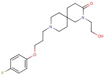 9-[3-(4-fluorophenoxy)propyl]-2-(2-hydroxyethyl)-2,9-diazaspiro[5.5]undecan-3-one