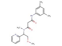 N'-(3,5-dimethylphenyl)-N-(2-methoxy-1-pyridin-2-ylethyl)-N-methylmalonamide