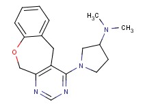 1-(5,11-dihydro[1]benzoxepino[3,4-d]pyrimidin-4-yl)-N,N-dimethylpyrrolidin-3-amine