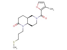 (4aS*,8aR*)-6-(3-methyl-2-furoyl)-1-[3-(methylthio)propyl]octahydro-1,6-naphthyridin-2(1H)-one