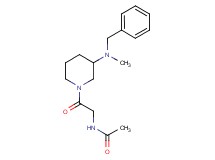 N-(2-{3-[benzyl(methyl)amino]-1-piperidinyl}-2-oxoethyl)acetamide