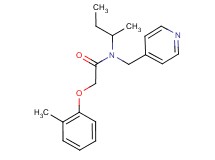 N-(sec-butyl)-2-(2-methylphenoxy)-N-(pyridin-4-ylmethyl)acetamide