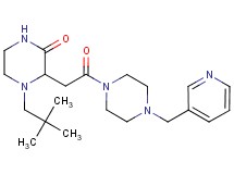 4-(2,2-dimethylpropyl)-3-{2-oxo-2-[4-(3-pyridinylmethyl)-1-piperazinyl]ethyl}-2-piperazinone