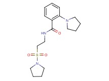 2-pyrrolidin-1-yl-N-[2-(pyrrolidin-1-ylsulfonyl)ethyl]benzamide