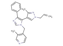 4-{[5-(1-allyl-3-methyl-1H-pyrazol-4-yl)-4-phenyl-1H-imidazol-1-yl]methyl}-3-methylpyridine