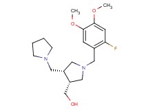 [(3R*,4R*)-1-(2-fluoro-4,5-dimethoxybenzyl)-4-(pyrrolidin-1-ylmethyl)pyrrolidin-3-yl]methanol