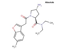 (4R)-4-amino-N,N-diethyl-1-[(6-methyl-1-benzofuran-3-yl)acetyl]-L-prolinamide trifluoroacetate