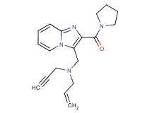 N-2-propyn-1-yl-N-{[2-(1-pyrrolidinylcarbonyl)imidazo[1,2-a]pyridin-3-yl]methyl}-2-propen-1-amine
