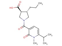 (3S*,4S*)-1-[(6-isopropyl-1-methyl-2-oxo-1,2-dihydro-3-pyridinyl)carbonyl]-4-propyl-3-pyrrolidinecarboxylic acid
