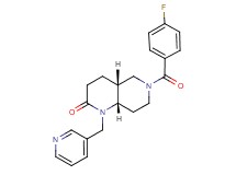 (4aR*,8aS*)-6-(4-fluorobenzoyl)-1-(3-pyridinylmethyl)octahydro-1,6-naphthyridin-2(1H)-one
