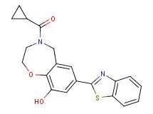 7-(1,3-benzothiazol-2-yl)-4-(cyclopropylcarbonyl)-2,3,4,5-tetrahydro-1,4-benzoxazepin-9-ol