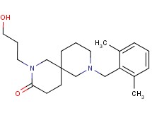 8-(2,6-dimethylbenzyl)-2-(3-hydroxypropyl)-2,8-diazaspiro[5.5]undecan-3-one