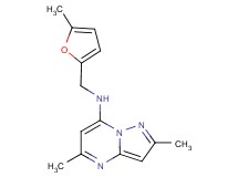 2,5-dimethyl-N-[(5-methyl-2-furyl)methyl]pyrazolo[1,5-a]pyrimidin-7-amine