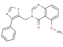 5-methoxy-3-[(4-phenyl-1,3-thiazol-5-yl)methyl]quinazolin-4(3H)-one
