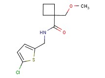 N-[(5-chloro-2-thienyl)methyl]-1-(methoxymethyl)cyclobutanecarboxamide