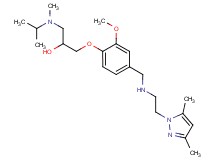 1-[4-({[2-(3,5-dimethyl-1H-pyrazol-1-yl)ethyl]amino}methyl)-2-methoxyphenoxy]-3-[isopropyl(methyl)amino]-2-propanol
