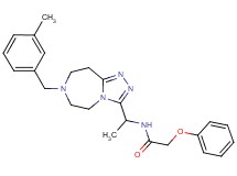 N-{1-[7-(3-methylbenzyl)-6,7,8,9-tetrahydro-5H-[1,2,4]triazolo[4,3-d][1,4]diazepin-3-yl]ethyl}-2-phenoxyacetamide