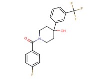 1-(4-fluorobenzoyl)-4-[3-(trifluoromethyl)phenyl]-4-piperidinol