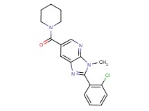 2-(2-chlorophenyl)-3-methyl-6-(piperidin-1-ylcarbonyl)-3H-imidazo[4,5-b]pyridine