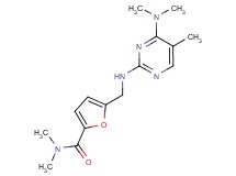 5-({[4-(dimethylamino)-5-methylpyrimidin-2-yl]amino}methyl)-N,N-dimethyl-2-furamide