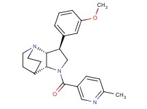 (3S*,3aR*,7aR*)-3-(3-methoxyphenyl)-1-[(6-methylpyridin-3-yl)carbonyl]octahydro-4,7-ethanopyrrolo[3,2-b]pyridine