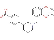 4-[1-(2,3-dimethoxybenzyl)piperidin-3-yl]benzoic acid