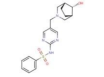 N-(5-{[(8-syn)-8-hydroxy-3-azabicyclo[3.2.1]oct-3-yl]methyl}pyrimidin-2-yl)benzenesulfonamide