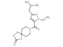 8-[(1-ethyl-3-isobutyl-1H-pyrazol-5-yl)carbonyl]-1,3-dioxa-8-azaspiro[4.5]decan-2-one