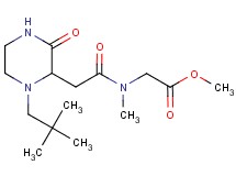 methyl N-{[1-(2,2-dimethylpropyl)-3-oxo-2-piperazinyl]acetyl}-N-methylglycinate