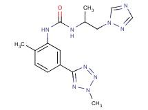 N-[2-methyl-5-(2-methyl-2H-tetrazol-5-yl)phenyl]-N'-[1-methyl-2-(1H-1,2,4-triazol-1-yl)ethyl]urea