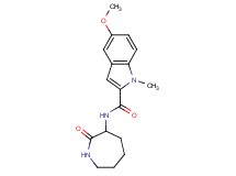 5-methoxy-1-methyl-N-(2-oxo-3-azepanyl)-1H-indole-2-carboxamide